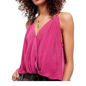 NWT Free People Flowy layered tank